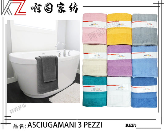 ASCIUGAMANI 3 PEZZI