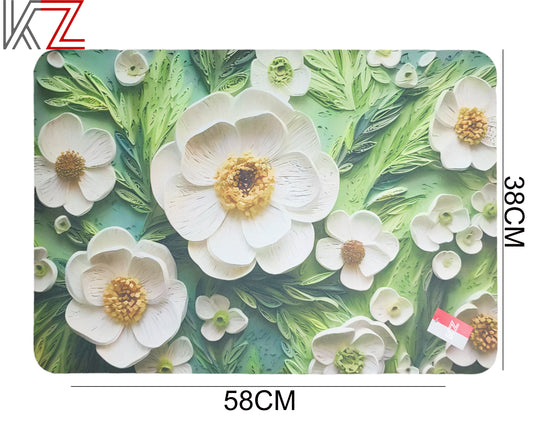 TAPPETO MAGICO 5D FIORI  38X58