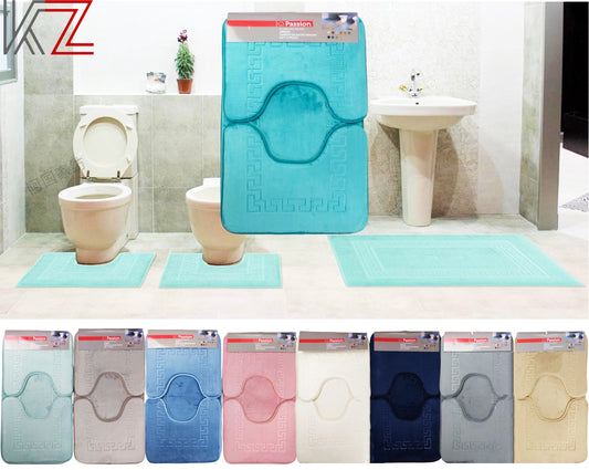 TAPPETO BAGNO 3 PEZZI